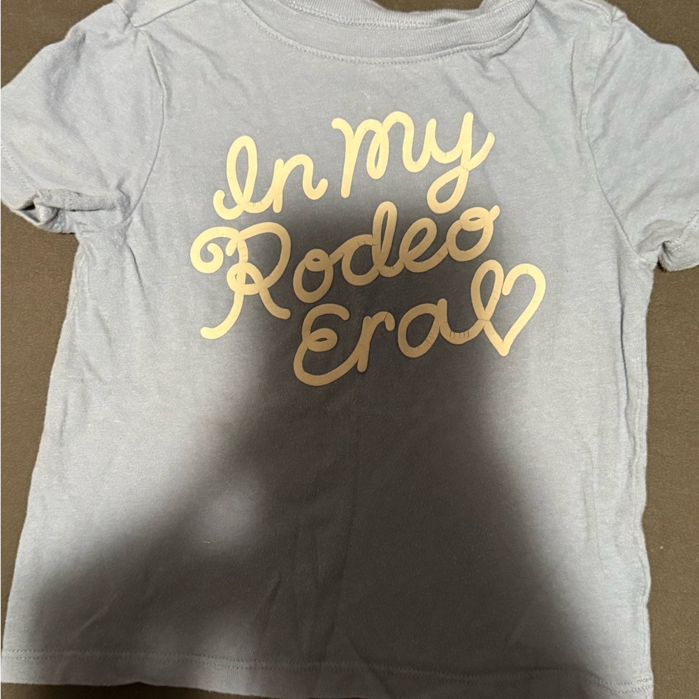 Old Navy Gray Tee with Gold Script